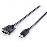 Equip Displayport->DVI(24+1) St/St 2.0m 1920x1200/60Hz sw Polybeutel