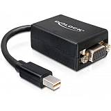 DELOCK Adapter DP mini-St > VGA-Bu black