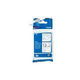 TZER231 12mm Black/White ribbon tape