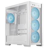 ASUS PC Case ATX Tempered Glass 4xARGB Fans TUF GAMING GT302 White