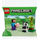 LEGO 30672 Minecraft Steve mit Baby-Panda (Polybag)
