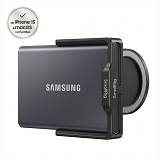 Samsung Portable SSD T9 1 TB USB 3.2 Gen2x2 Typ-C schwarz inkl. SmallRig-Halterung MagSafe