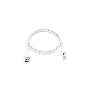 Equip Kabel USB-A 3.2 -> C St/St 1.00m 3A/20V ws