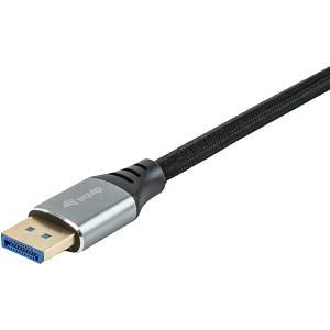 Equip DisplayPort 2.1 St/St 1.00m16K/60Hz komp.HDCP Alum. gr