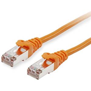 Equip Patchkabel Cat6A S/FTP 2xRJ45 7.50m orange LSZH Polybeutel