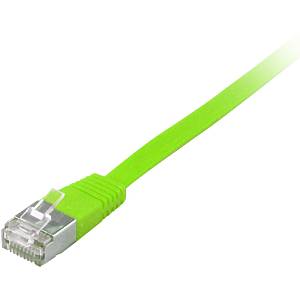 Equip Patchkabel Cat6A U/FTP 2xRJ45 2.00m green Flach LSZH Polybeutel