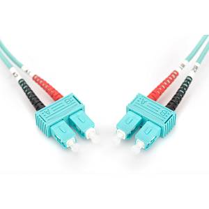 DIGITUS LWL Patchkabel SC -> SC 1.00m Multimode Duplex OM3