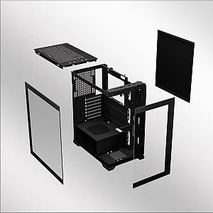 Armaggeddon Gaming Case ATX AQUARON PRO Black