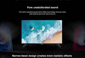 Dahua LTV32-SG100 32 HD Google TV with HDR10, Dolby Digital Plus & Voice Control Remote