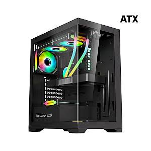 Armaggeddon Gaming Case ATX AQUARON PRO Black