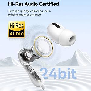 Baseus Headphones In Ear Wired Type C HiRes CZ20 White