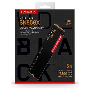 M.2 2TB WD Black SN850X NVMe PCIe 4.0 x 4