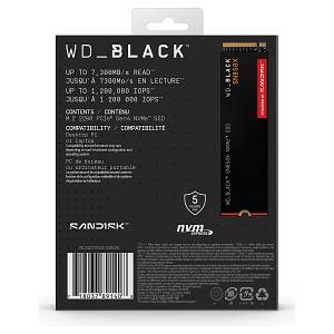 M.2 2TB WD Black SN850X NVMe PCIe 4.0 x 4