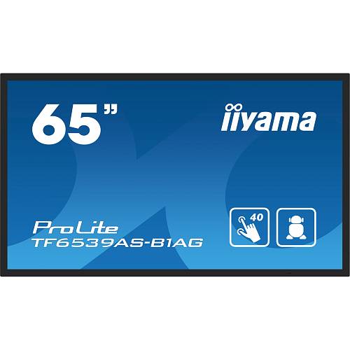 IIYAMA 163.9cm(64.5) TF6539AS-B1AG 16:9 M-Touch 2xHDMI+DP (Speditionsversand)