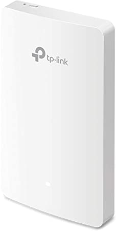 Tp-link Access Point AC1200, Wireless Indoor Wall Plate, Dual Band, 4X Gigabit Ports, 2 X Internal Antennas, One Port Support Poe Out, Band Steering, Load Balance, Airtime Fairless, Omada App