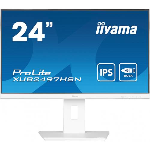 IIYAMA 60.5cm (23.8) XUB2497HSN-W2 16:9 HDMI+DP+USB-C Lift