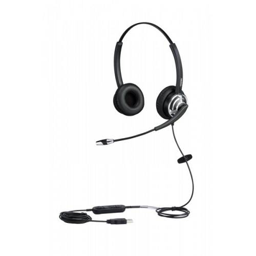Plusonic USB Headset 8.2MS binaural. NC. Wideband