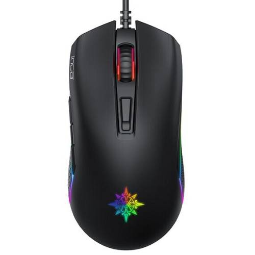 INCA Gaming Maus IMG-GT14   3600 DPI, RGB, 7 Tasten, USB, SW retail