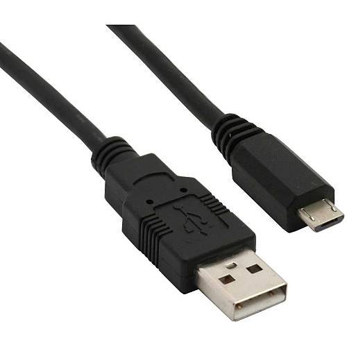 Kabel USB 2.0 A-B Micro 2.0m black