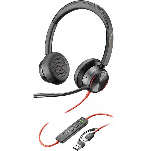 HP Poly Headset Blackwire C8225 Stereo USB-C/A