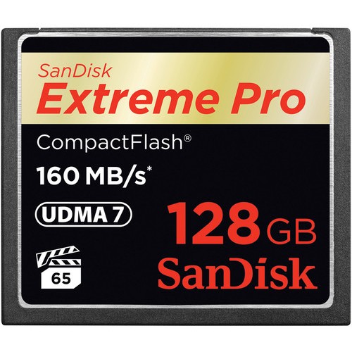 CARD SanDisk 128GB Extreme Pro CF 160MB/s 128GB Kompaktflash Speicherkarte