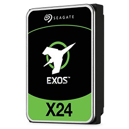 SEAGATE Exos X24 16TB HDD SATA 6Gb/s 7200rpm 512MB cache 8.89cm 3.5Zoll 24x7 512e/4KN