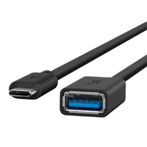 ADAPTER, USB 3.0, TYPE C-USB A,5GBPS,1.5A,BLACK