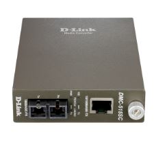Dlink Media Converter 100base-tx Utp To 100base-fx Sm Sc Fast Ethernet Fiber Managed Mc, Up To 2KM