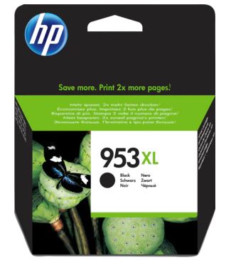 Hp Ink Cartridge Black High Yield, Hp 953XL, For Printers Officejet 7720, 7730, 7740, 8210, 8218, 8710, 8715, 8720, 8725, 8730, 8740, - 2.000 Pages