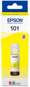 Epson Ink Bottle Yellow 101, 1 X 70.0 Ml, 6K Pages, For Its 4 Clr, L4150, L4160, L6160, L6170, L6190, L14150, L6276, L4266, L4260, L6260, L6270, L6290