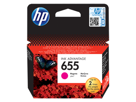 Hp Ink Cartridge Magenta, Hp 655, For Printers 3525, 4615, 4625, 5525, 6525, - 600 Pages