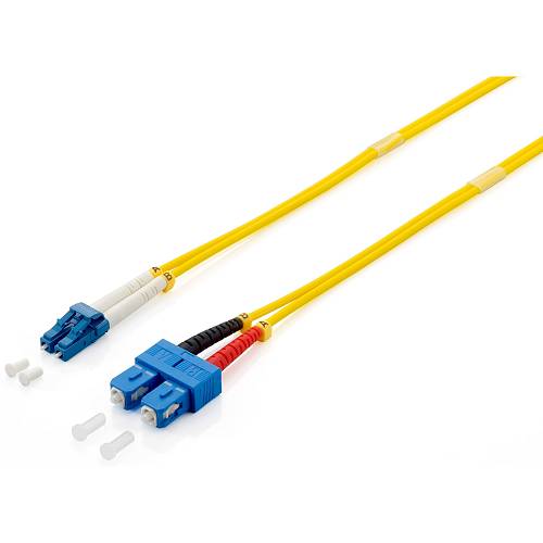 Equip LWL Patchkabel LC->SC 2.00m Singlemode Duplex OS2 ge Polybeutel