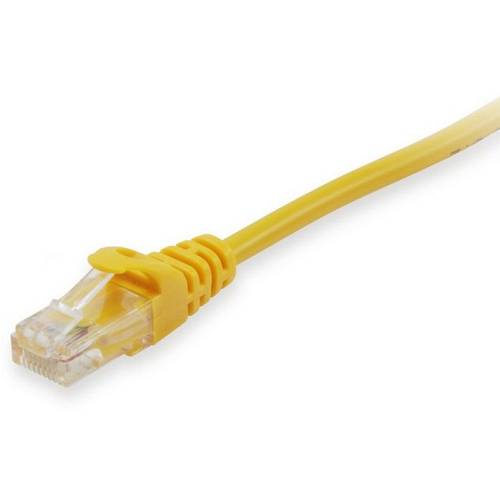 Equip Patchkabel Cat6A U/UTP 2xRJ45 15.00m yellow LSZH Polybeutel
