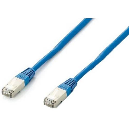 Equip Patchkabel Cat6A S/FTP 2xRJ45 10.00m blue Plat.LSZH Polybeutel