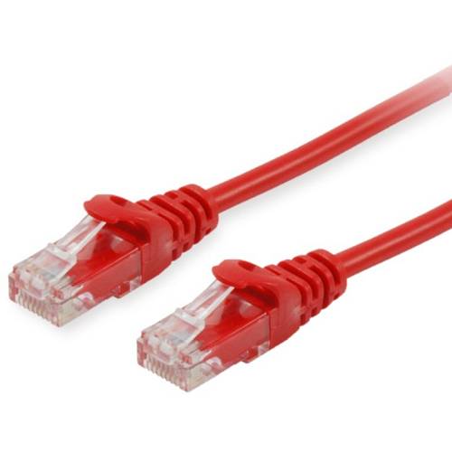 Equip PatchCable Cat6A U/UTP 2xRJ45 0.15m rot LSZH Polybeutel