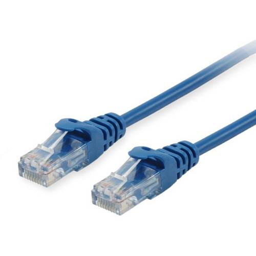 Equip Patchkabel Cat6 U/UTP 2xRJ45 5.00m blue Polybeutel
