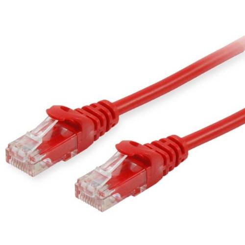 Equip PatchCable Cat6 U/UTP 2xRJ45 1.00m rot Polybeutel