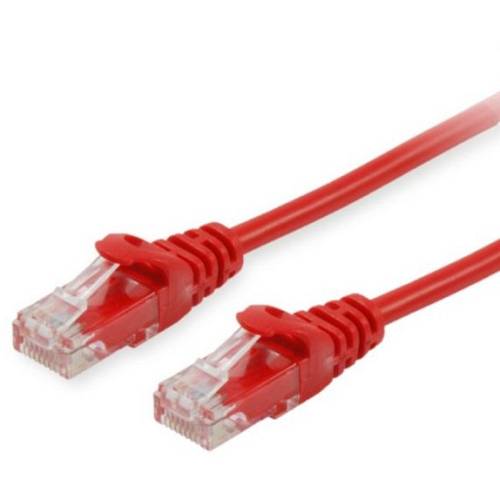 Equip PatchCable Cat6 U/UTP 2xRJ45 0.15m rot Polybeutel