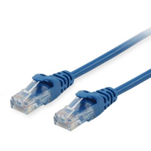 Equip PatchCable Cat6 U/UTP 2xRJ45 0.15m blue Polybeutel