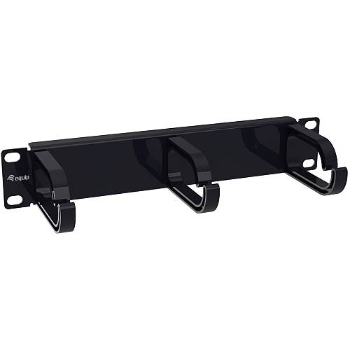 Equip Kabeldurchführung 10 1HE 3x Plastikringe black