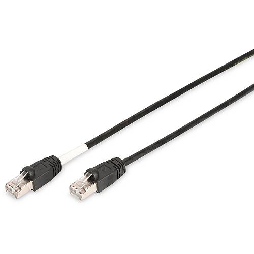 DIGITUS Patchkabel Cat6 S/FTP 2xRJ45 5.0m black Outdoor