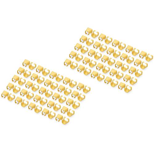 DIGITUS Farbclips für Patchkabel RJ45 100 Stück yellow