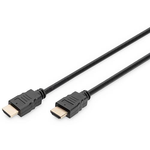 DIGITUS HDMI-Kabel A HighSpeed Ethernet St/St 1.0m black