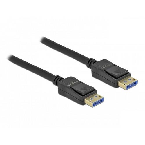 DELOCK DisplayPort 2.0 Kabel 10K 60Hz 54Gbps Kunststoffgehuse 3m