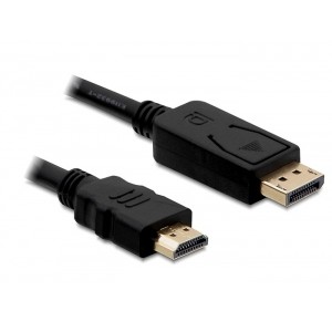 DELOCK Kabel Displayport > HDMI St/St 2m