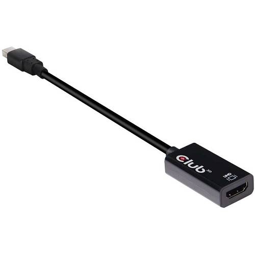 Club3D Adapter MiniDisplayPort > HDMI 2.0b HDR 4K60Hz aktiv retail