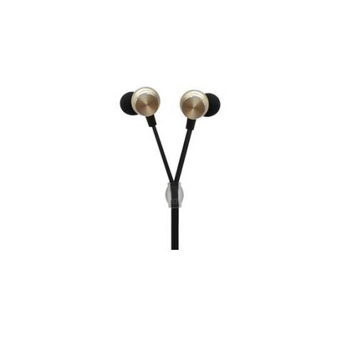 2GO In-Ear Stereo-Headset Luxury Zipper-Style  gold