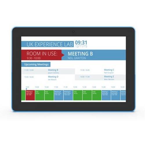 ALLNET Meetingraum RGB LED Tablet 10 Zoll RK3568 Android 11 und NFC/RFID Farbe black