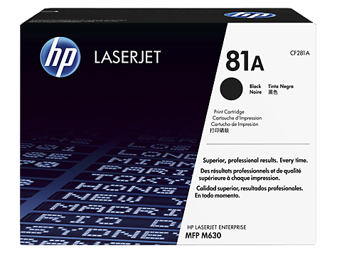 Hp Toner Black, Hp 81A, For Monochrome Laserjet M630, M604, M605, M606 Series - 10.500 Pages