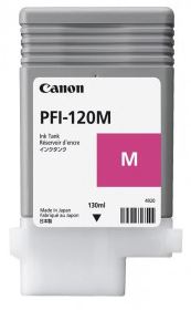 Canon Ink Cartridge Pfi-120 Magenta 130ml For Tm-200, Tm-205, Tm-300, Tm-305